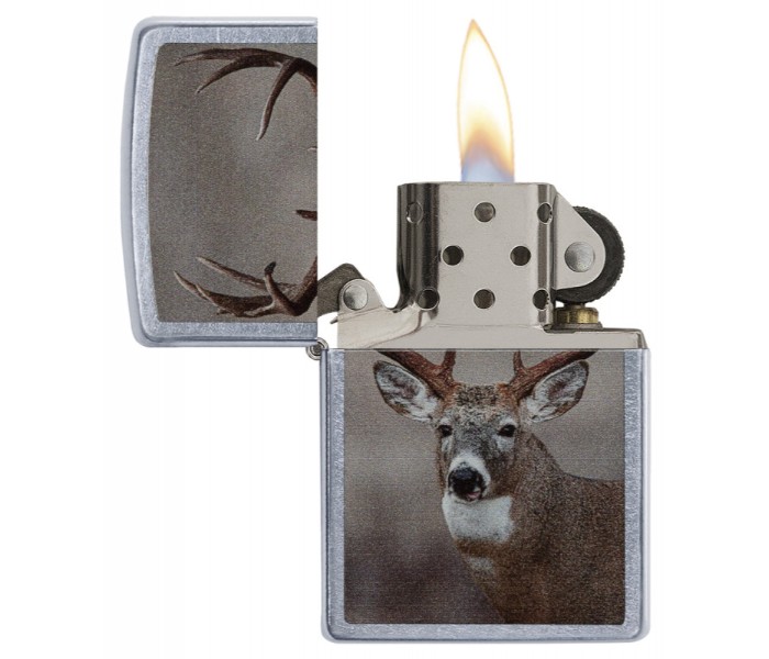 Zippo 29081 Deer Lighter Silver - Zoom Image 2