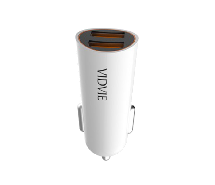 Vidvie CC-505 2.1A Car Charger for Smartphone - White - Zoom Image 4