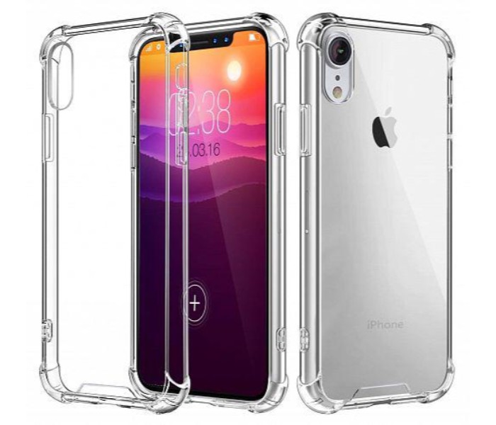 Shockproof Silicone TPU Transparent 6.1 Inch Back Case For iPhone XR SHC61 Clear - Zoom Image 1