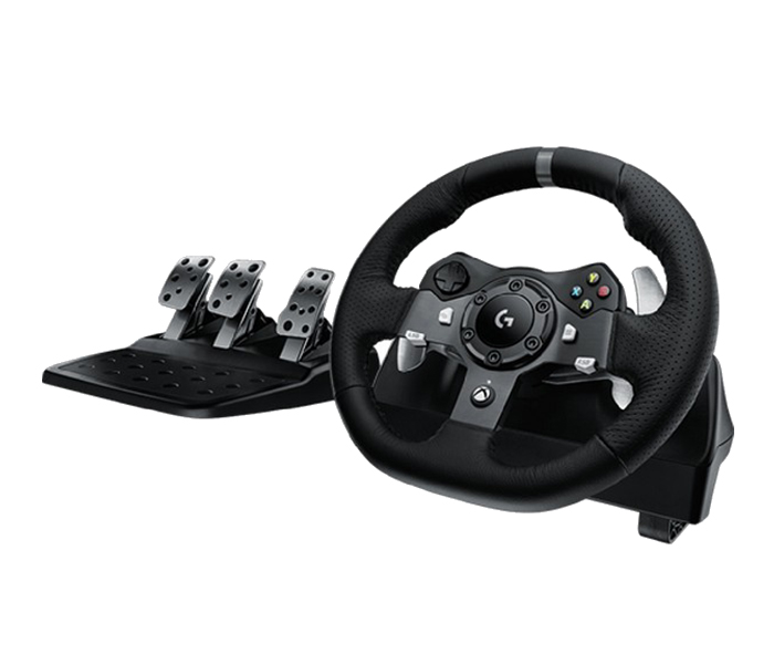 Logitech 941-000124 G920 Gaming Wheel for Xbox One & PC - Black - Zoom Image 1