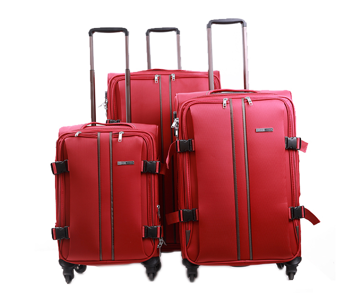 Para John PJTR3040R Trolley Bag Set of 3 Pieces - Red - Zoom Image 1