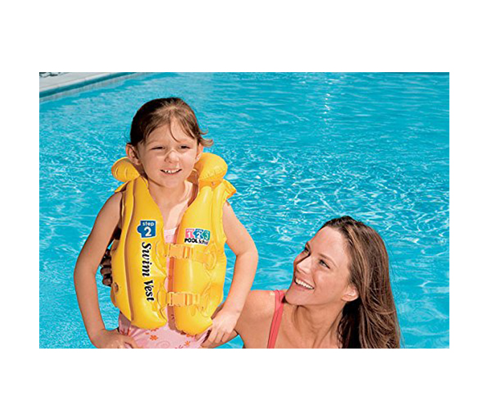 Intex ZX-58660 Deluxe Swimming Pool Vest - Yellow - Zoom Image 2