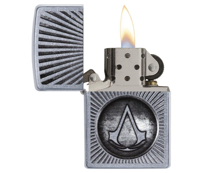 Zippo 29602 Assassin's Creed Lighter Black and Silver - Zoom Image 3