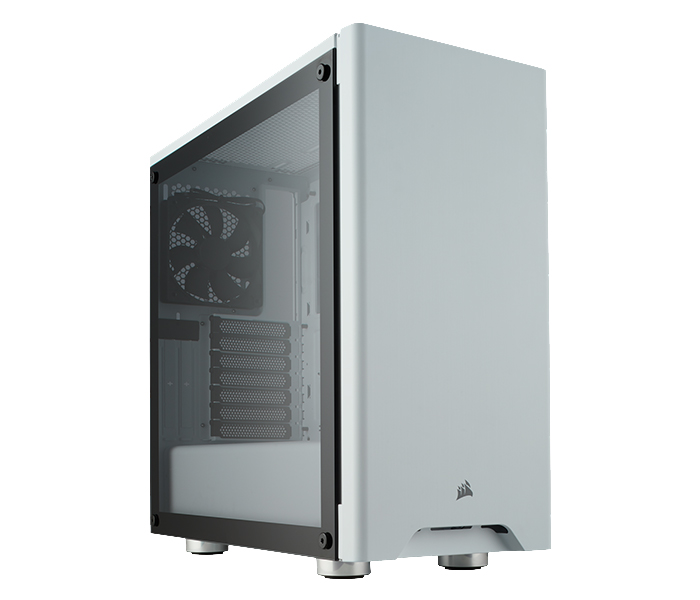 Corsair CC-9011133-WW Carbide Series 275R Tempered Glass Mid-Tower Gaming Case - White - Zoom Image 1