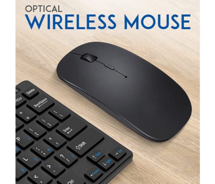 Smart Control 4D Optical Wireless Mouse with 2.4 GHz WM414 Black - Zoom Image 2