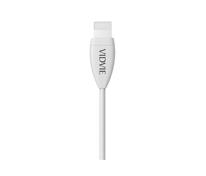 Vidvie CB-402 Data Cable for Apple iPhone - 1 Meter, White - Zoom Image 3