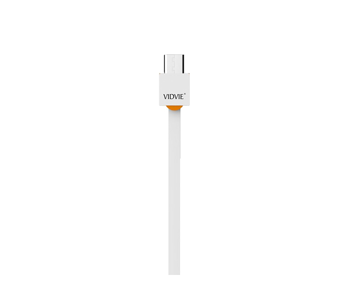 Vidvie CB-403 Data Cable for Smartphone - 1 Meter, Orange - Zoom Image 1