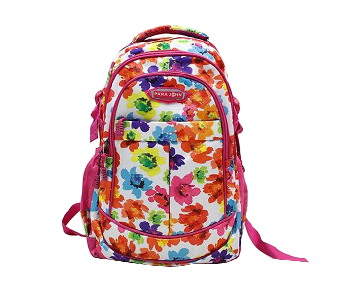 Para John PJBP6544A18 18-inch Colourful Backpack - Fuschia & Yellow - Zoom Image