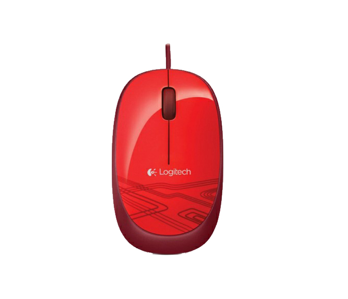 Logitech 910-002945 M105 USB Wired Mouse - Red - Zoom Image 5