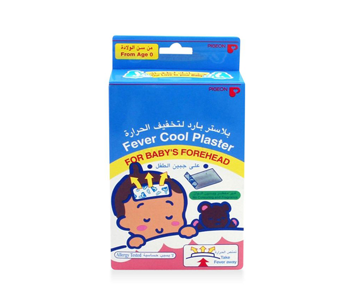 Pigeon N11583531A Fever Cool Plaster for Babys Forehead - White, 6 Pieces - Zoom Image 2