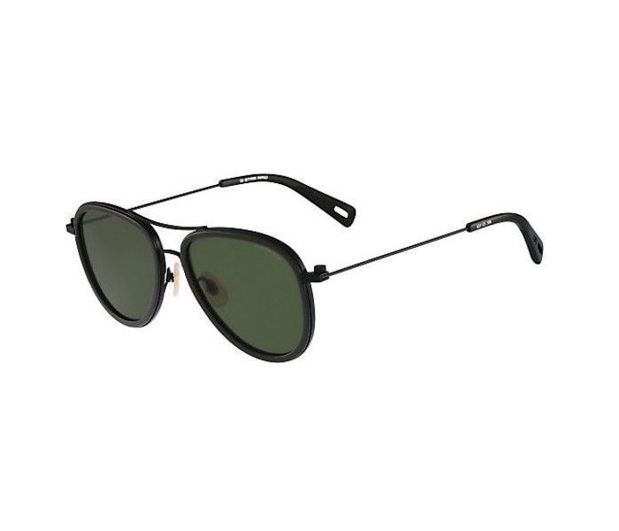 G-Star GS112S 308 Aviator Black Frame & Green Gradient Mirrored Sunglasses for Unisex - Zoom Image