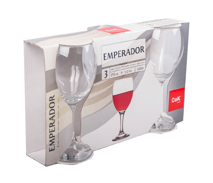 Cok CE-344-4704 21.5 cl Emperador Champagne Glass - 3 Pieces - Zoom Image