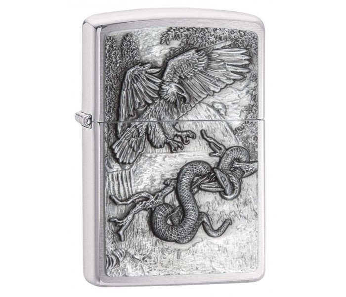 Zippo 29637 200 Eagle Vs Snake Lighter Silver - Zoom Image 4