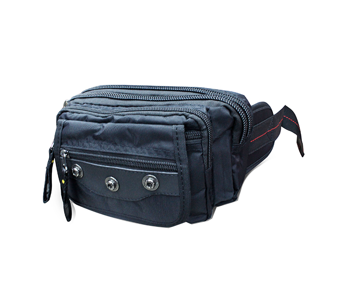 Para John PJWB8605 Waist Bag - Black - Zoom Image