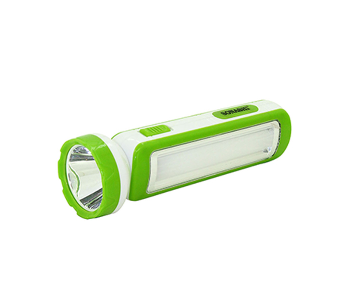 Sonashi SPLT-115 2-In-1 Rechargeable LED Torch with Lamp - Green - Zoom Image 1