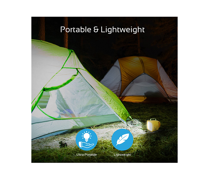 Promate SolarTorch-1 3-in-1 Outdoor Solar LED Camping Kit - Yellow - Zoom Image 3