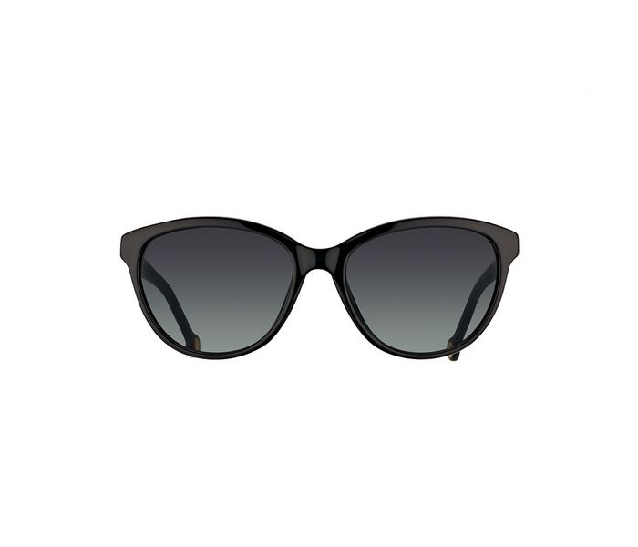 Carolina Herrera SHE642 0700 Wayfarer Black Frame & Grey Gradient Mirrored Sunglasses for Women - Zoom Image 1