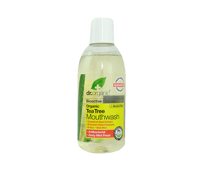 Dr.Organic N13985731A Tea Tree Mouthwash - 500ml - Zoom Image