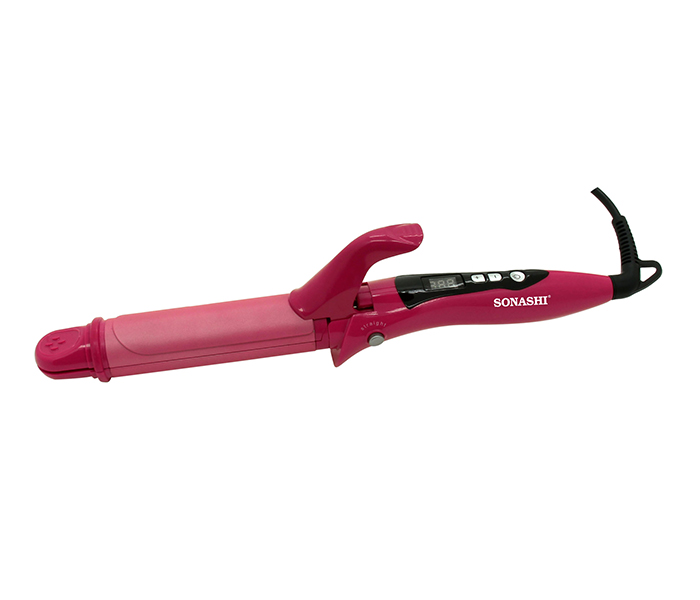 Sonashi SHC-3005 2 In 1 Hair Curler & Straightener, Pink - Zoom Image 4