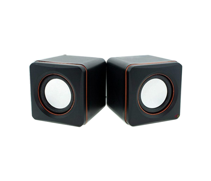 D-02L Mini Computer Speaker - Black - Zoom Image 3