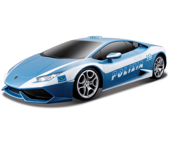 Maisto Tech 81271 1:14 Remote Control Lamborghini Huracan Polizia with Batteries Blue - Zoom Image