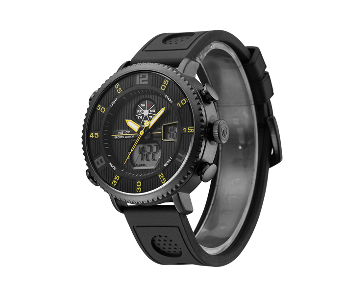 Weide WH-6106PU Analog and LCD Digital Watch Yellow and Black - Zoom Image 2