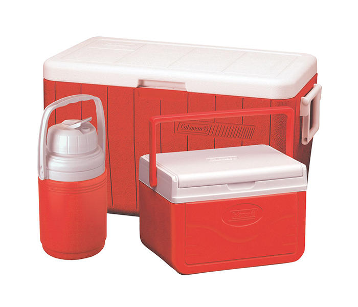 Coleman 3000000024 48, 5 Quart & 0.3 Gallon Cooler 3 Piece Combo - Red - Zoom Image 5