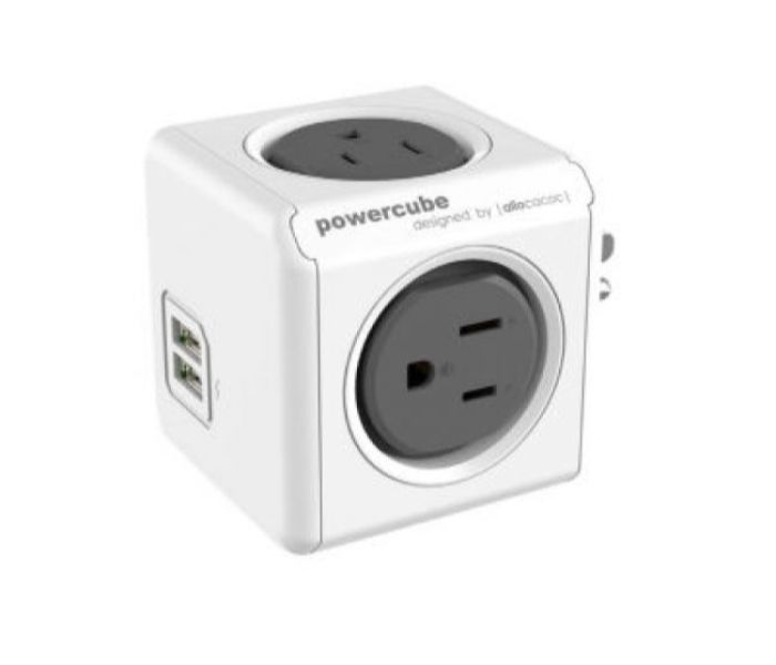 ALLOCACOC 7400GY Power Cube Extended USB Socket - Zoom Image