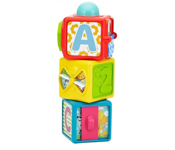 Fisher Price DHW15 Stacking Action Blocks Assorted - Zoom Image 1