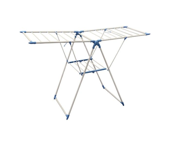 Heavy Stainless Steel Cloth Dryer Rack 31948 White and Blue - Zoom Image 2