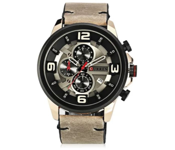 Curren 8288 Chronograph Watch For Men Khaki - Zoom Image 3