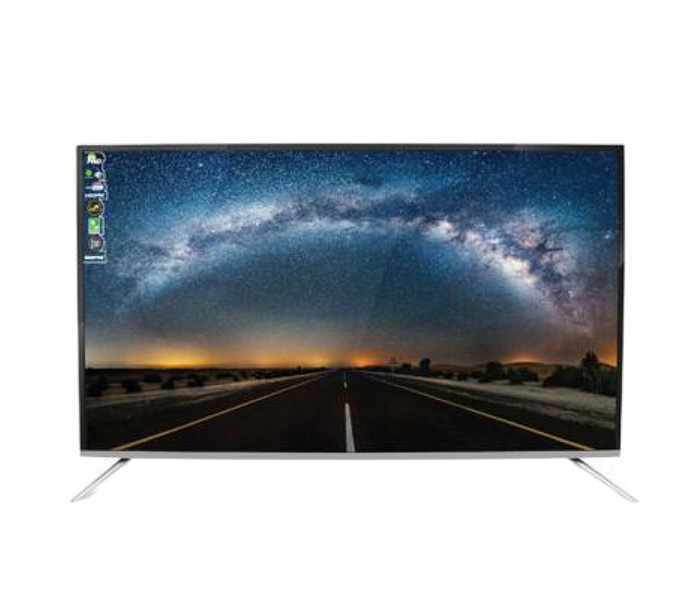 Geepas GLED5502CSFHD 55-inch Curved Smart Full HD LED TV - Black - Zoom Image