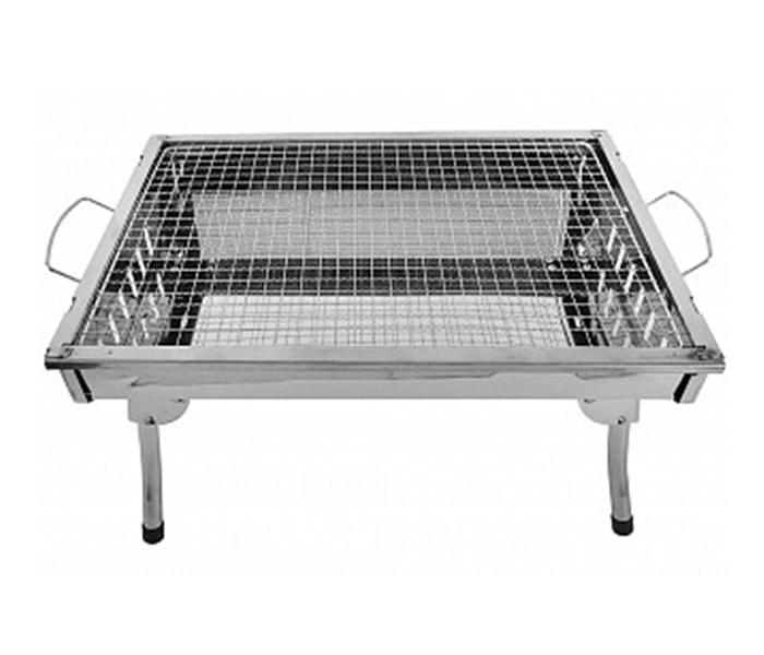 Royalford RF9409 Portable Foldable BBQ Grill - Silver - Zoom Image 4