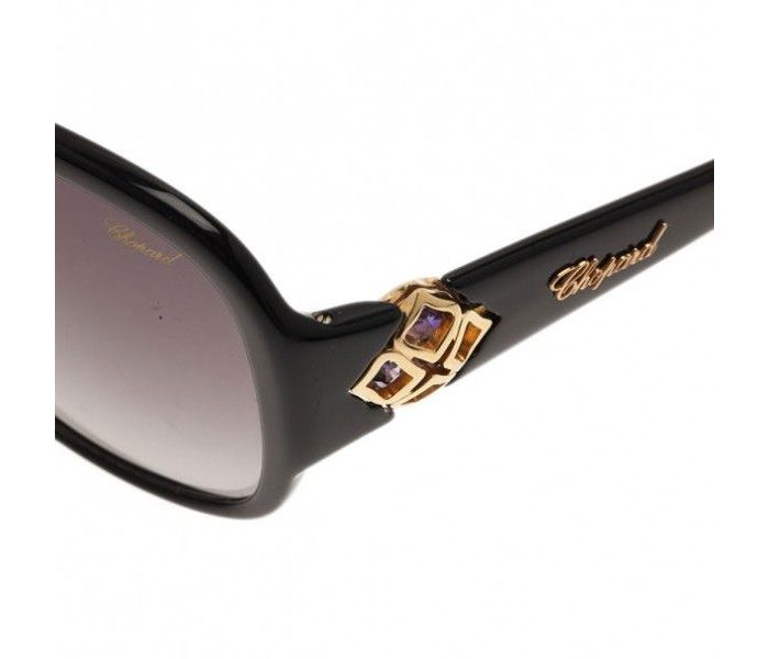 Chopard SCH 131S 700 Square Black Frame & Black Mirrored Sunglasses for Unisex - Zoom Image 2