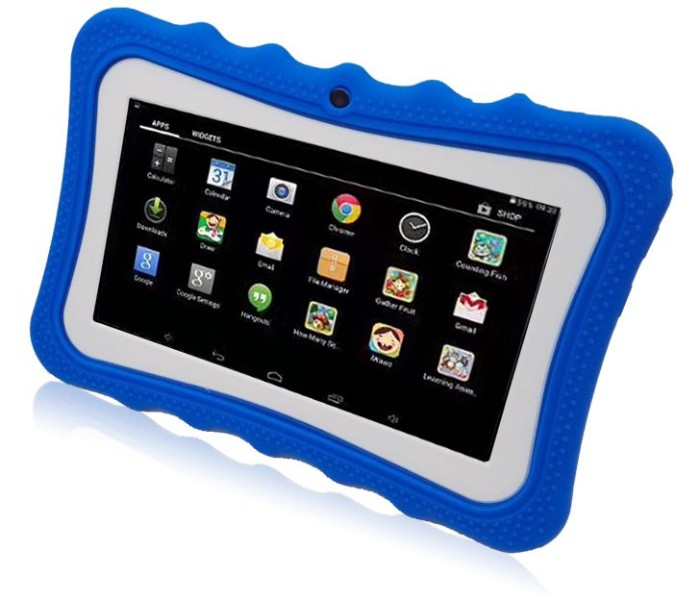 Wintouch K-76 Kids Tablet 7 inch, Android 4.4, 8GB, 512MB DDR3, WiFi, Quad Core, Dual Camera, Blue - Zoom Image 3