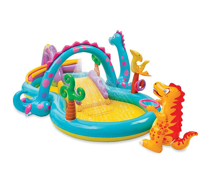 Intex ZX-57135 332 x 228 x 112CM Inflatable Dinoland Water Play Centre - Zoom Image 3