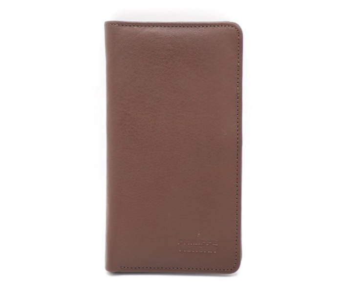 Philippe Morgan GW671 Unisex Leather Passport Wallet Brown - Zoom Image 3