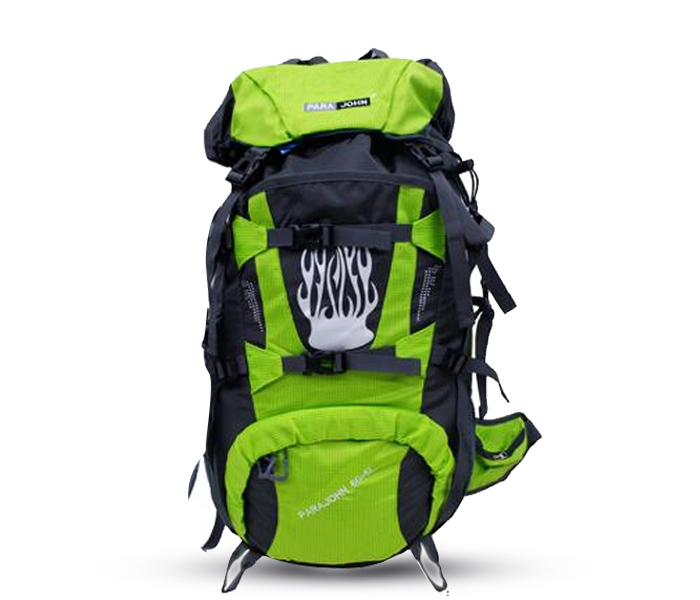 Para John PJMB8304 Mountain Hiking Backpack 55 L- Green  - Zoom Image