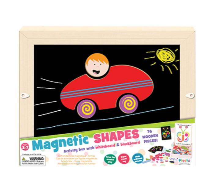 Fiesta Crafts T-2883 Magnetic Shapes Activity Box - Zoom Image 1