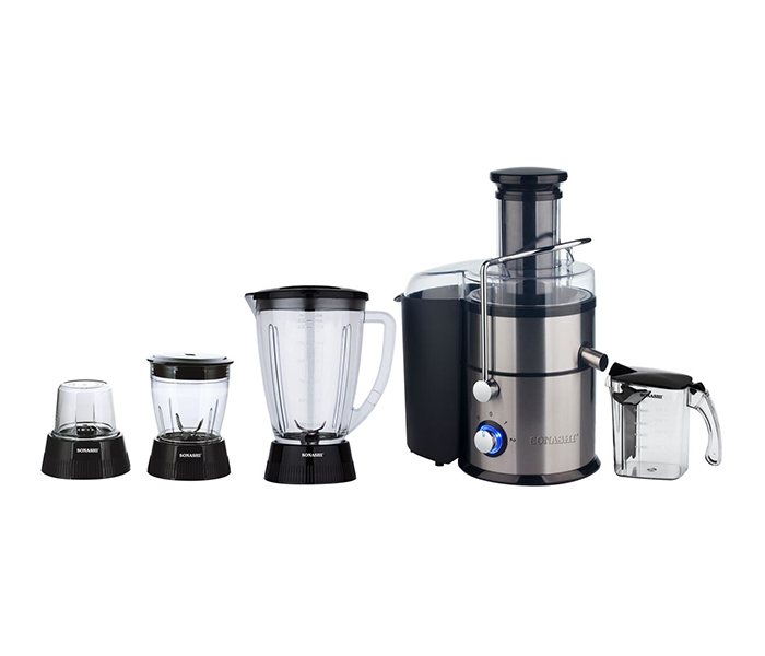 Sonashi SJB-401 800W 4-in-1 Juicer & Blender - Black & Silver - Zoom Image 4