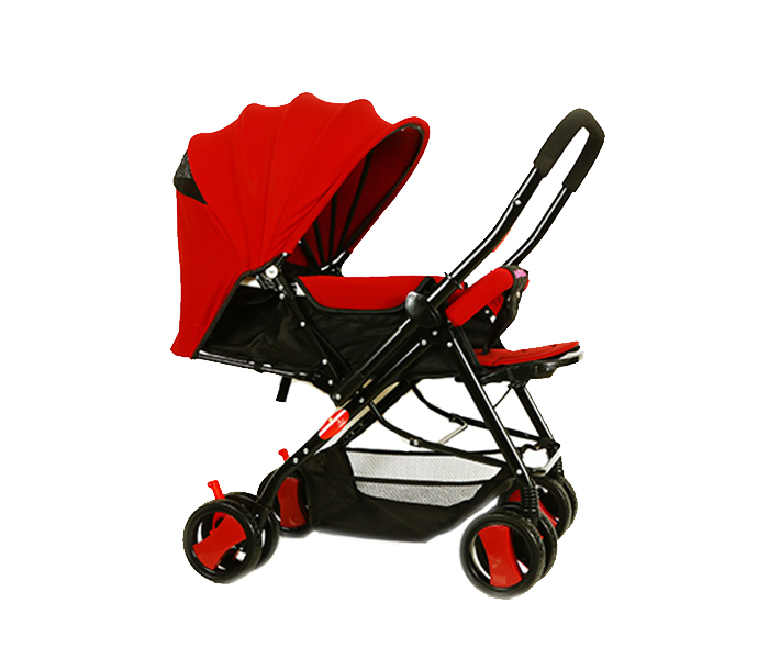 Baby Plus BP7732 Baby Stroller - Wine Red - Zoom Image 1