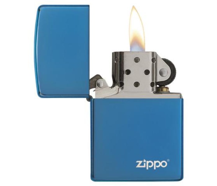 Zippo 20446ZL 20446 Classic Plain Lighter Blue - Zoom Image 2