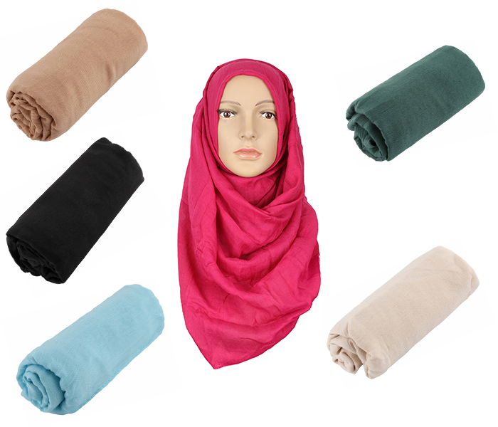 FLLi Rayon Viscose Women's Scarf Set of 6 Pcs - Multi-Colour - Zoom Image 2