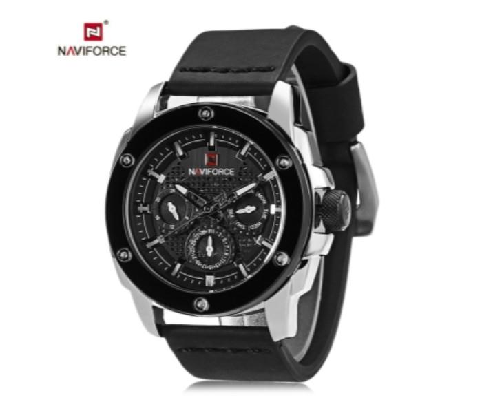 Naviforce 9116 Calendar Quartz Watch for Men Black - Zoom Image 4