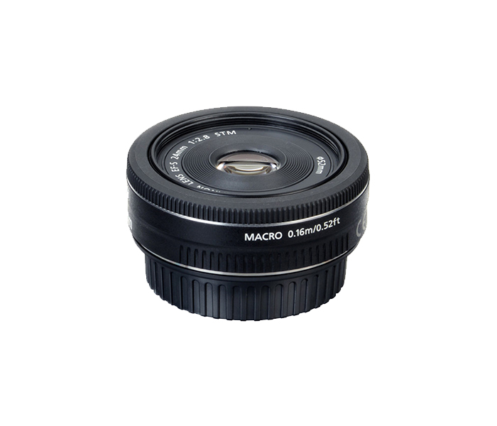 Canon EF-S 24mm f/2.8 STM Lens for DSLR Camera - Black - Zoom Image 2