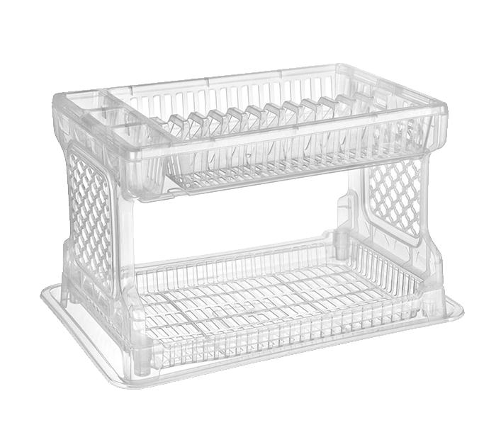 Royalford RF7203 2 Layer Plastic Dish Rack - White - Zoom Image 3