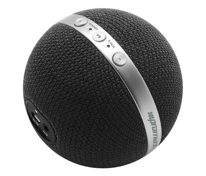 Promate Orbit Portable 3D Stereo Sound Bluetooth Speaker - Black - Zoom Image 3