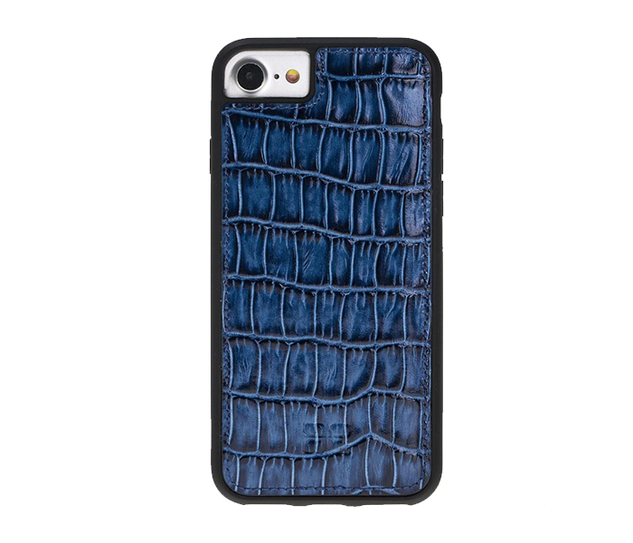 Bouletta FXC-YK07 Croco Backside Leather Case for Apple iPhone 7 & 8 - Blue - Zoom Image 5