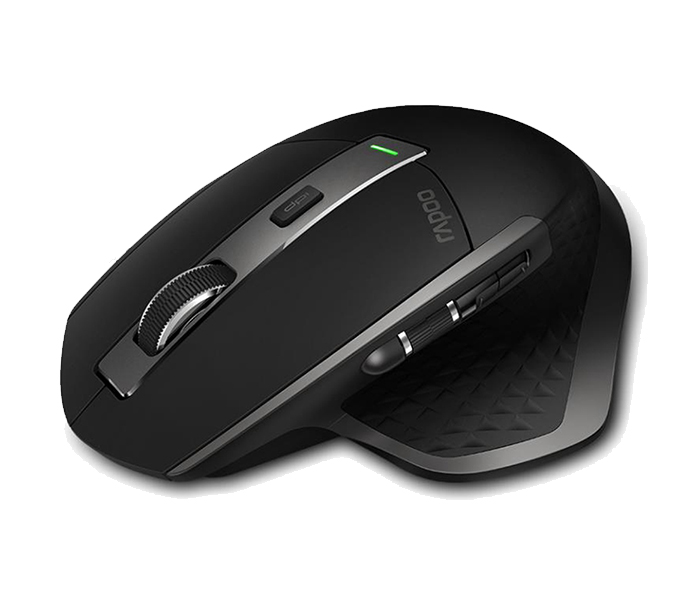 Rapoo MT750 Bluetooth & Wireless Multi Mode Optical Mouse - Black - Zoom Image 3