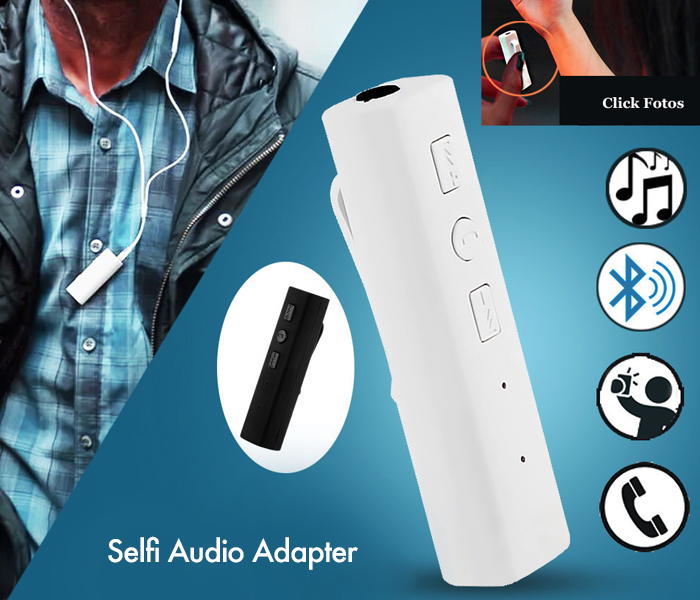  Bitza Selfie Audio Adaptor - White - Zoom Image